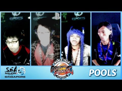 DBFZ World Tour: SEA Major 2018 (Pools) Kazunoko, SonicFox, Kaimart, Dogura