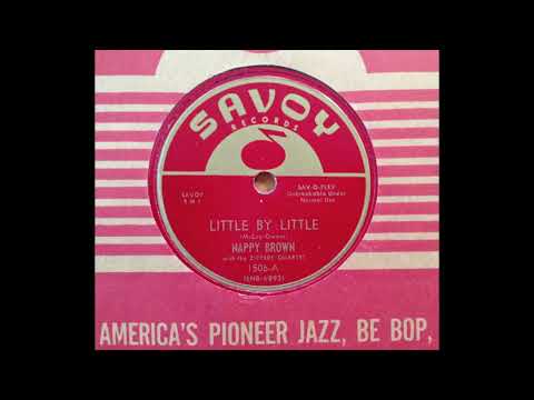 Nappy Brown With The Zippers Quartet – Little By Little