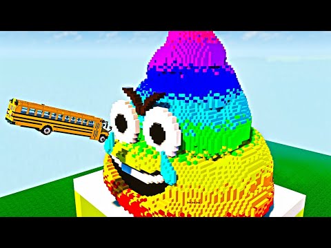 Cars vs Rainbow Poop | Teardown