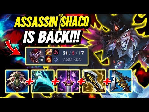 Assassin Crit Shaco Exciting Game - S14 Ranked [League of Legends] Full Gameplay - Infernal Shaco
