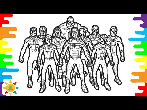 SPIDERMAN Coloring Pages |  Elektronomia - Energy [NCS Release]