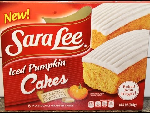 Sara Lee: Iced Pumpkin Cakes Review