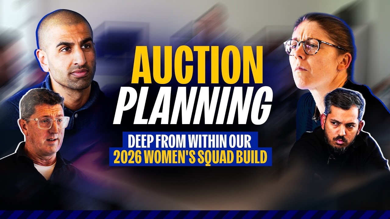 Go behind the scenes of London Spirit’s women's auction planning - hero