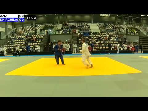 Finnish Judo Open 2018: B18-66: AZIZ - KHIRCHILASHVILI