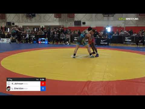 GR/GR 97 KG - SF - Khymba Johnson (NYAC) Vs. Lucas Sheridan (Army)