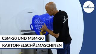 Kartoffelschälmaschine CSM-20 und MSM-20