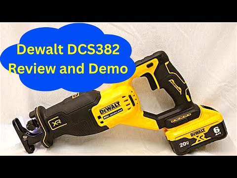 Dewalt DCS382 Reciprocating Saw Review and Demo!
