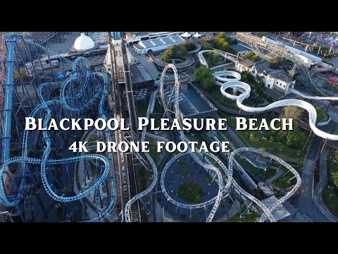 Blackpool Pleasure Beach drone footage Finally Revealed
