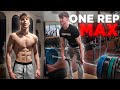 Testing All My One Rep Max Lifts | Skinny Kid Bulking Up