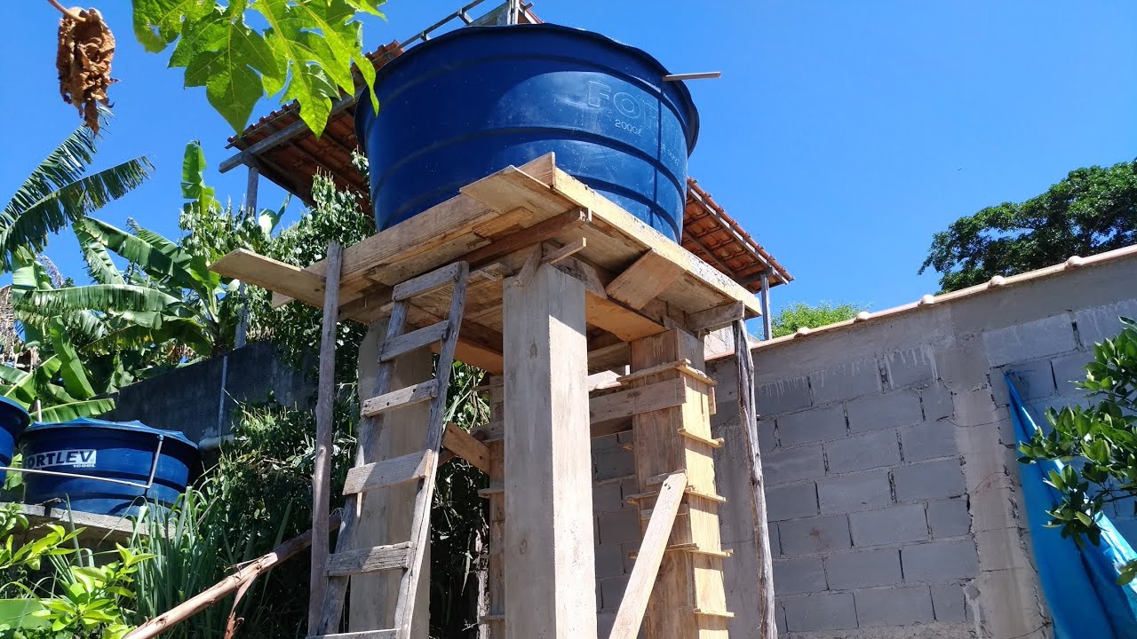 Dicas de obra - Torre para caixa d'água de 2.000 lts.