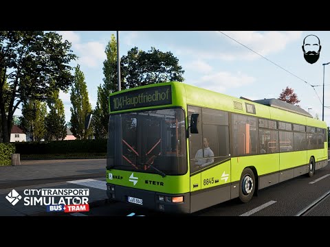 Thumbnail for City Transport Simulator: Bus - Gräf & Stift NL 205 - Creating a new line in Tramau - Line 104 by Gräf & Stift