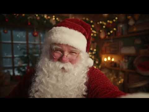 Bringe Kinderaugen zum Strahlen: Personalisiertes Weihnachtsmann-Video mit Kindernamen (54% sparen) - Second Medium