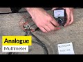How To Use An Analogue Multimeter Rolson