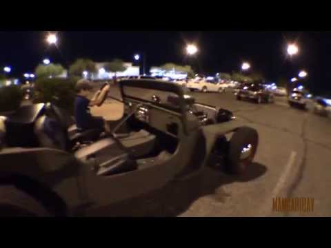 Custom Chopped Rat Rod Jeep, at Mixteca's Cruise nights