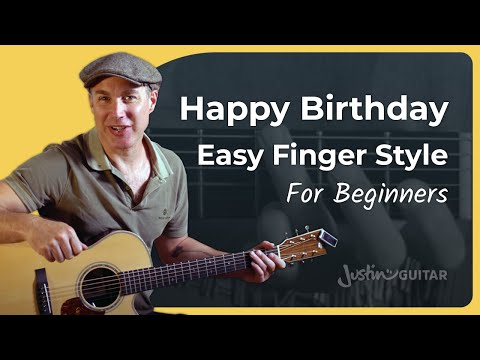 Play Happy Birthday On The Guitar For Beginners