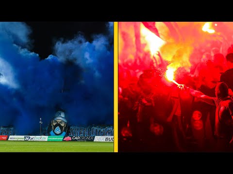 "DZIŚ ZAKŁADAMY MASKI DLA RESZTY KRAJU WZOREM"-Oprawa Ruchu Chorzów z Lechia Zielona Góra 20.09.2020