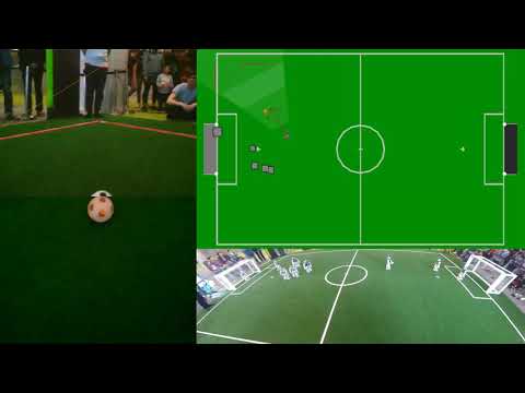 RoboCup SPL 2019 - Scoring a goal after an opponent kickoff (Robot View)