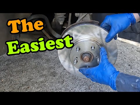 2004-2009 Toyota Prius Front Brakes Brake Pads and Rotor Replacement How To DIY
