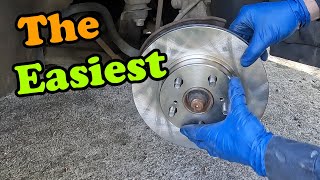 2004-2009 Toyota Prius Front Brakes Brake Pads and Rotor Replacement How To DIY