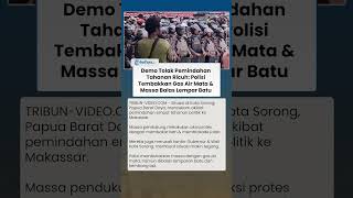 Download lagu SORONG MENCEKAM! Demo Tolak Pemindahan Tahanan Ricuh, Jalan Diblokade hingga Rusak Kantor Gubernur mp3