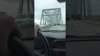 Driving the Commodore Barry Bridge WB