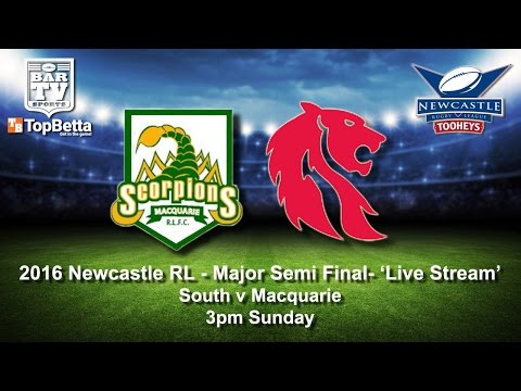 2016 Newcastle RL - Major Semi Final - Macquarie v South