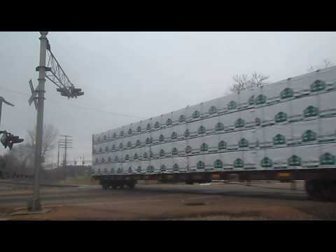 CN 9615 leads 16 car EB local LHF