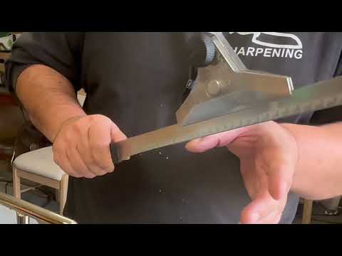 How To Sharpen A Really, Really, Really Long Knife: Tormek T8 US430