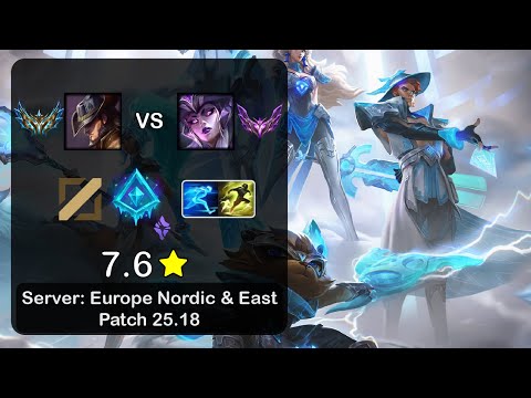 Twisted Fate Mid vs Syndra - EUNE Challenger - Patch 25.18