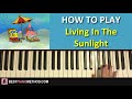 HOW TO PLAY Spongebob Squarepants Living In The Sunlight Tiny Tim Piano Tutorial Lesson