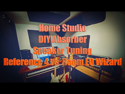 DIY Home Studio Absorber Speaker Tuning