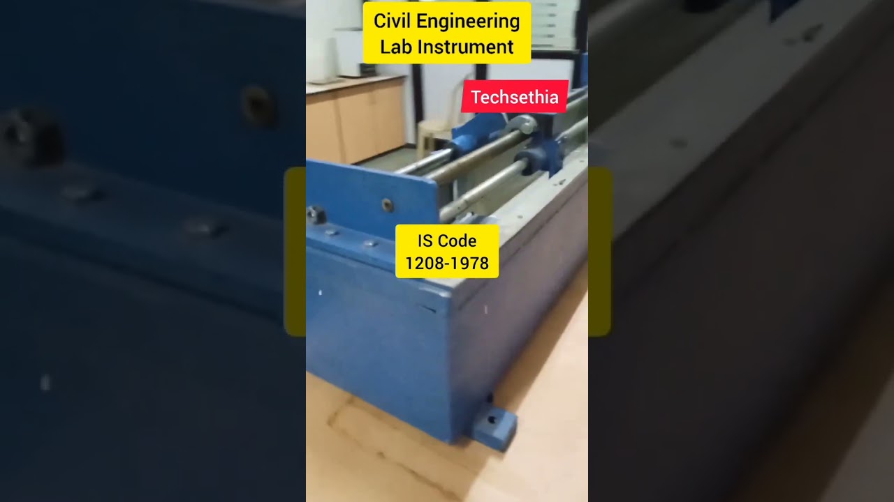 ductility test of bitumen is code | civil engineering lab instrument #shorts #techsethia