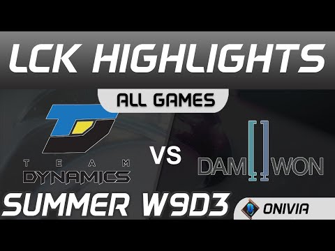DYN vs DWG Highlights ALL GAMES LCK Summer Season 2020 W9D3 Team Dynamics vs DAMWON Gaming by Onivia