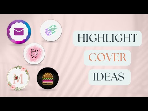 How To Make Instagram Highlight Covers | Canva Tutorial