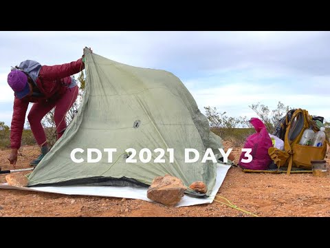 Continental Divide Trail 2021 thru-hike Day 3- 19 miles by 2pm// I love my new groundsheet!
