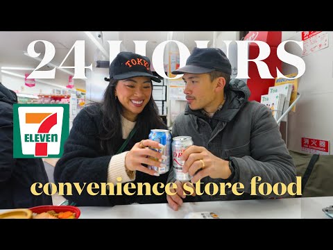 Eating at a Japanese 7-Eleven for 24 hours