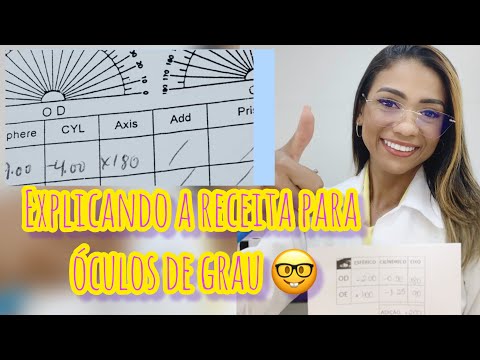 Como ler a receita para óculos de grau
