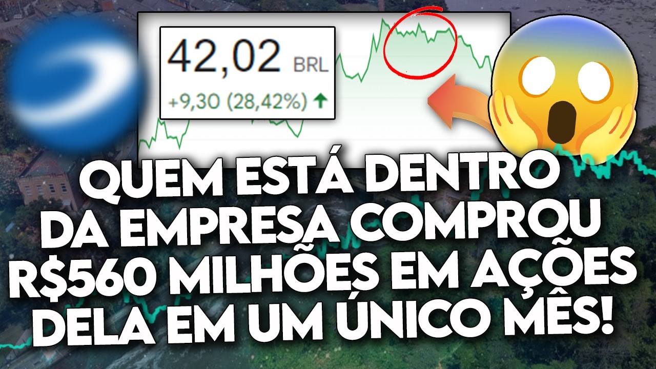 10 AÇÕES que os DONOS e DIRETORES estão COMPRANDO! (Os INSIDERS estão VENDO ALGO?) - TOP 10
