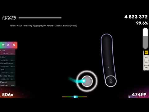 Piggey | DM Ashura - Classical Insanity [Presto] +HDDT 99.76% | Snipe Rafis {#1 540pp FC} - osu!