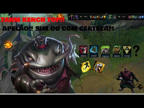 TAHM KENCH TOP! JAX AMASSADO COM SUCESSO!CONSIDERE USAR EXAUST E USAR A ULT COMO SEU TP!(CONSIDERE)