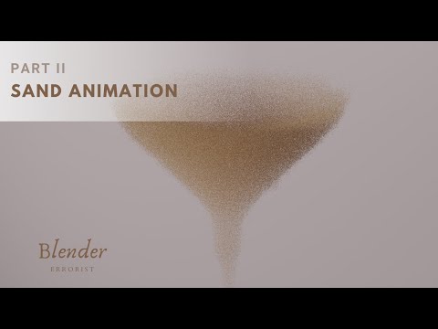Sand Simulation Blender Tutorial - Part II
