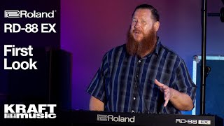 Video thumbnail for Roland RD-88 EX Stage Piano - First Look by Kraft Music