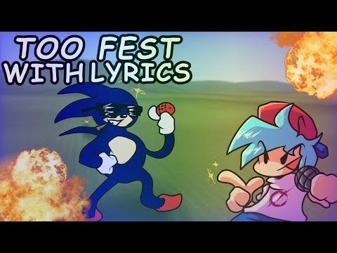 Too Fest WITH LYRICS (Sonic.EXE Lyrical Cover) (Ft. @Prism_Up2It)