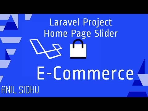 Laravel E commerce Project 7 Home Page Slider with Products