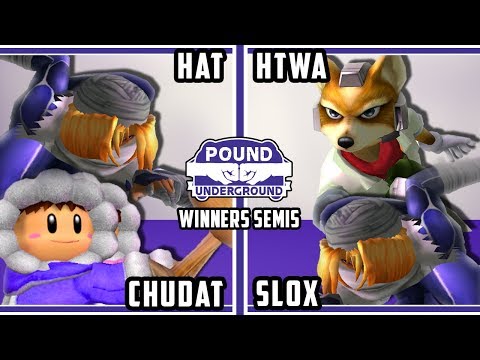 Pound Underground - hat & Liquid | ChuDat Vs. HTwa & Slox - Smash Melee Doubles Winners Semis