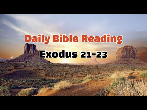 King James Bible / Exodus 21-23 / Daily Bible Reading