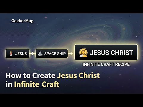How To Make Jesus In Infinity Craft