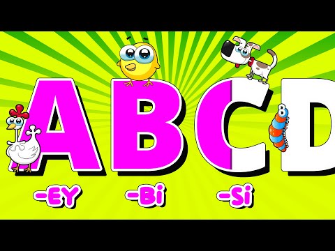 İngilizce Alfabe Şarkısı (ABC Alphabet Song)| Alpi ve Arkadaşları Çocuk Şarkıları
