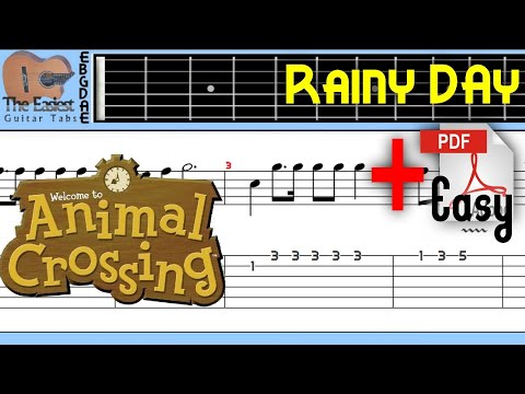 Animal Crossing - Rainy day Guitar Tab Animal Crossing - Rainy day Guitar Tab