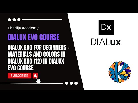 Dialux Evo for Beginners - Materials And Colors In Dialux Evo (12) In Dialux Evo Course